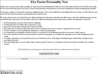 personalitytest.org.uk