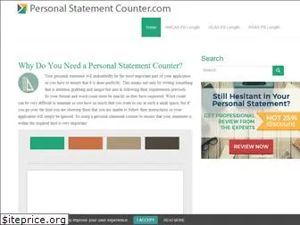 personalstatementcounter.com