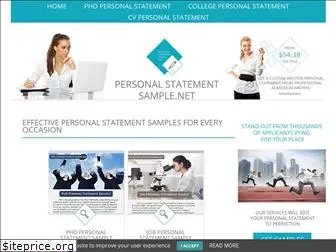 personalstatementsample.net