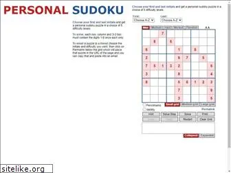 personalsudoku.com
