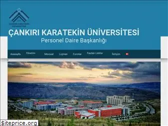 personel.karatekin.edu.tr