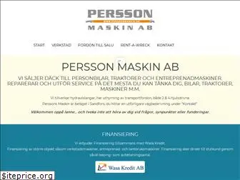 perssonmaskin.se