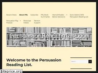 persuasionreadinglist.com