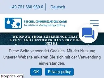 peschel-communications.de