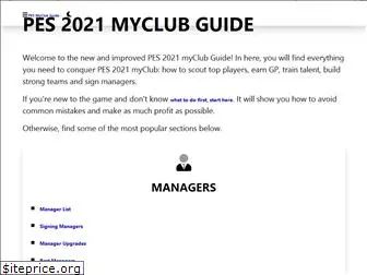 pesmyclubguide.com