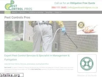 pestcontrolpros.co.za