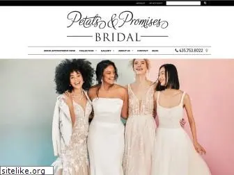 petalsandpromisesbridal.com