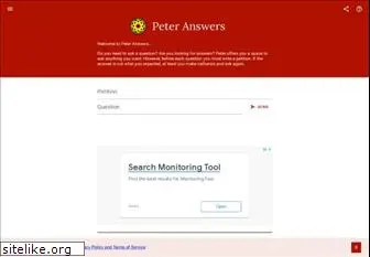 peteranswers.com