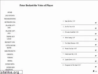 peterbeckett-player.com