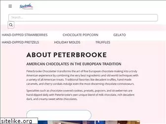 peterbrookechocolatier.com