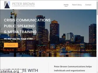 peterbrowncommunications.com