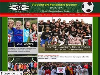 peterfewingsoccercamp.com