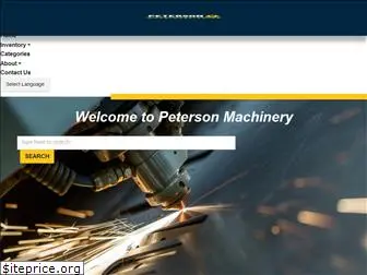 petersonmachinery.com