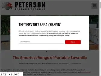 petersonsawmills.com