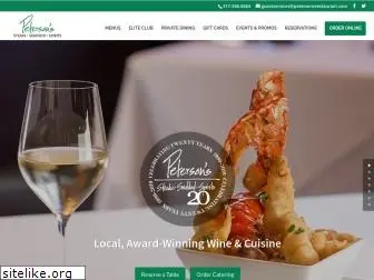 petersonsrestaurant.com