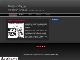 petespizzas.com