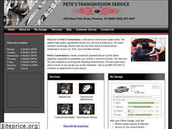 petestransmissionaz.com