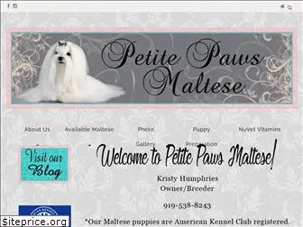 petitepawsmaltese.com