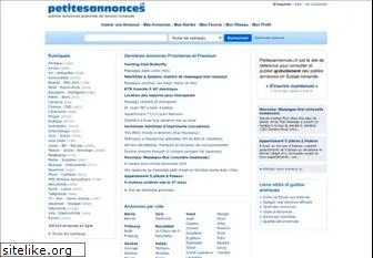 www.petitesannonces.ch website price