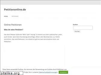 petitiononline.de
