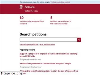 petitions.gov.je
