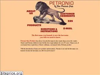 petronioshoeproducts.com