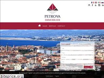 petrova-immobilier.com