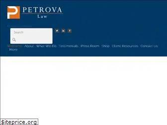 petrovalaw.com
