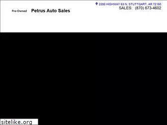 petrusautosales.com