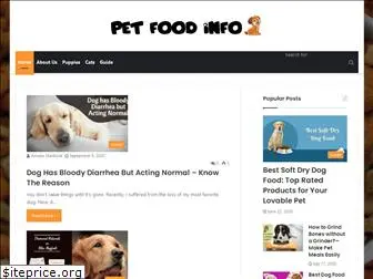 petsfoodinfo.com