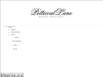 petticoatlanebridal.com