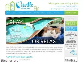 petvillepethotel.com