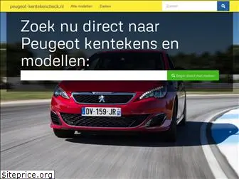 peugeot-kentekencheck.nl