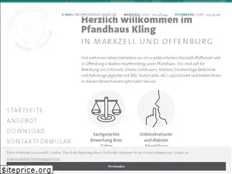 pfandhaus-kling.de