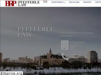 pfefferlelaw.com