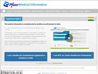 pfizermedicalinformation.in