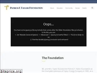 pftaylorfoundation.org