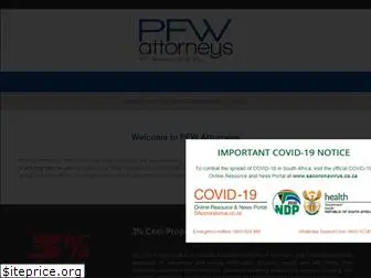 pfwattorneys.co.za