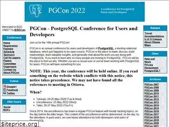 pgcon.org