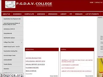 pgdavcollege.edu.in