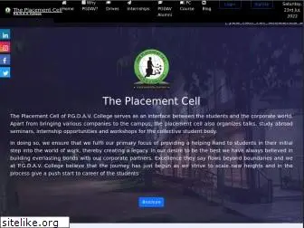 pgdavplacementcell.in