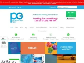 pgpromotionalitems.co.uk