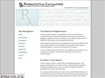 pharmaceuticalcalculations.org