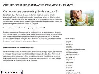 pharmacies-de-garde.net