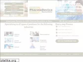 pharmaresumeblaster.com