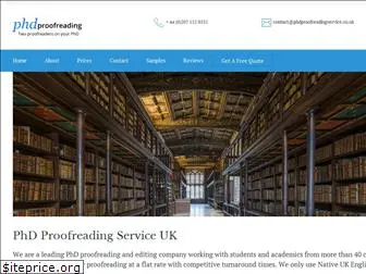 phdproofreadingservice.co.uk