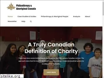 philanthropyandaboriginalpeoples.ca