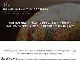 philanthropywithoutborders.com