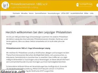 philatelistenverein-leipzig.de