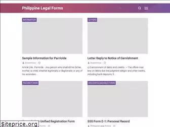 philippinelegalforms.com